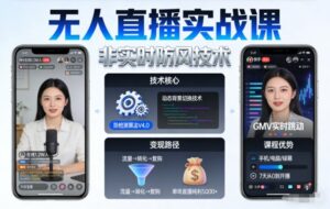 宝子哥无人直播实战课,非实时防风技术,聚焦抖音快手等平台直播带货,轻松开启直播变现之路(更新2026年08月06日)-网赚资源网