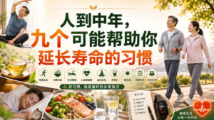 付费文章:人到中年,九个可能帮助你延长寿命的习惯-网赚资源网