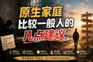 付费文章:给原生家庭比较一般人的几点建议-网赚资源网