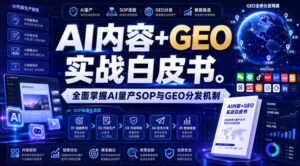 AI内容+GEO实战白皮书,全面掌握AI量产SOP与GEO分发机制【文档】-网赚资源网