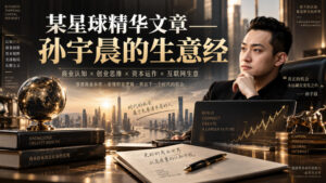 某星球精华文章——孙宇晨的生意经-网赚资源网