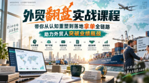 外贸翻盘实战课程,带你从认知重塑到落地拿单全链路,助力外贸人突破业绩瓶颈-网赚资源网