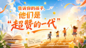 某付费社群专属文章:告诉你的孩子,他们是“超赞的一代”。-网赚资源网