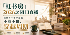 「虹书房」2026之闭门直播,陪伴万千中产家庭,不惑不惧、穿越周期-网赚资源网