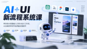 【无水印】AI+UI新流程系统课,带你把AI完整融入日常UI设计工作流,从出稿效率到作品质量全面提升(2026第4期)-网赚资源网