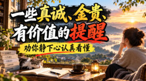 付费文章:一些真诚、金贵、有价值的提醒,劝你静下心认真看懂-网赚资源网