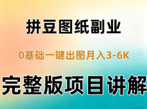 AI拼豆图纸副业,0基础AI一键出图,零库存零发货,1部手机月入3k+详细拆解-网赚资源网