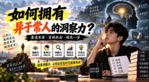 某公众号付费文章：如何拥有异于常人的洞察力？-网赚资源网