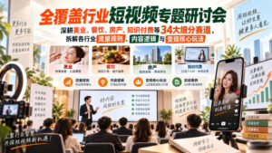 短视频专题研讨会，深耕美业、餐饮、房产、知识付费等34大细分赛道，拆解各行业流量规则、内容逻辑与变现核心玩法（更新1011）-网赚资源网