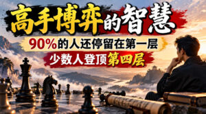 付费文章:高手博弈的智慧,90%的人还停留在第一层,少数人登顶第四层-网赚资源网